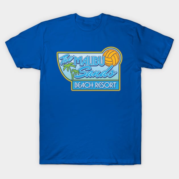 Malibu Sands Beach Resort T-Shirt by Nazonian